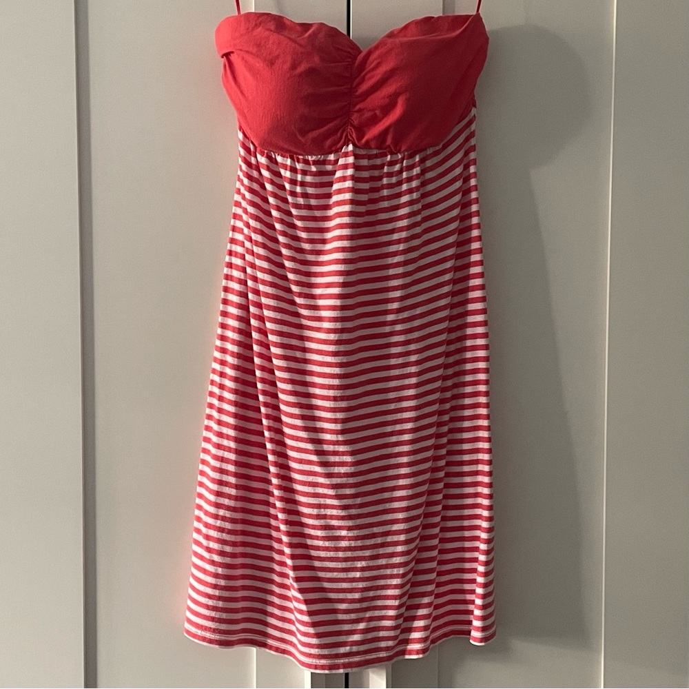 Express Women Summer Stripe Strapless Mini Dress Size XS